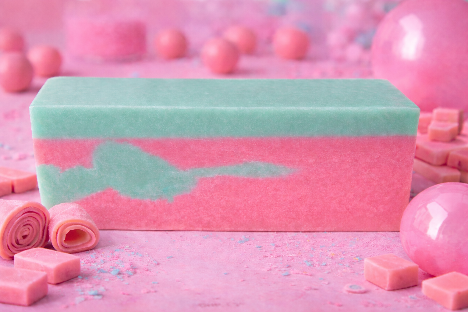 Bubble Gum Artisan Soap | Handcrafted Cold Process Bar